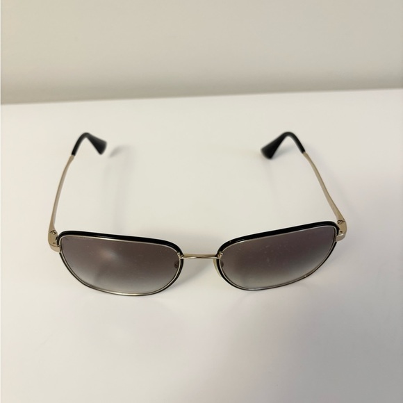 Prada Gradient Sunglasses SPR 525 Black Gold - Picture 12 of 16